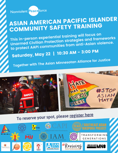 May 22 AAPI Community Safety Training f